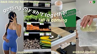 *SEPTEMBER PREP* ⭐ FALL is coming // getting back into my health routine + new season motivation