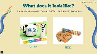 Ed Tech for Littles: Robotics and Coding Webinar