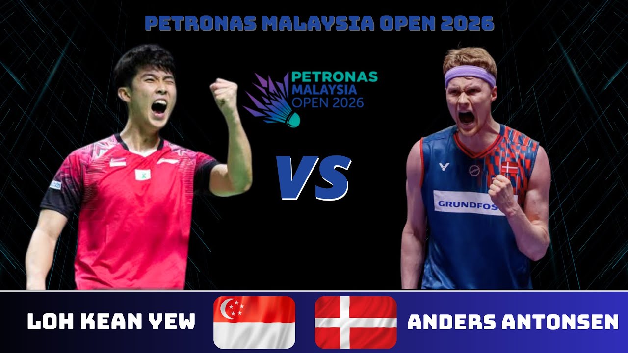 Epic Clash!! Anders ANTONSEN (DEN) vs LOH Kean Yew (SGP) | Malaysia Open 2026 Badminton