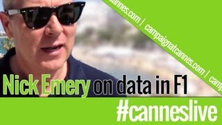 Cannes Lions 2013: Nick Emery on data in F1