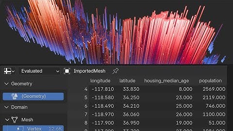 Import CSV files into Blender with the "CSV Importer" extension