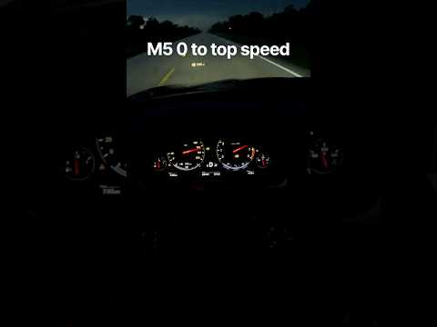 M5 top speed run
