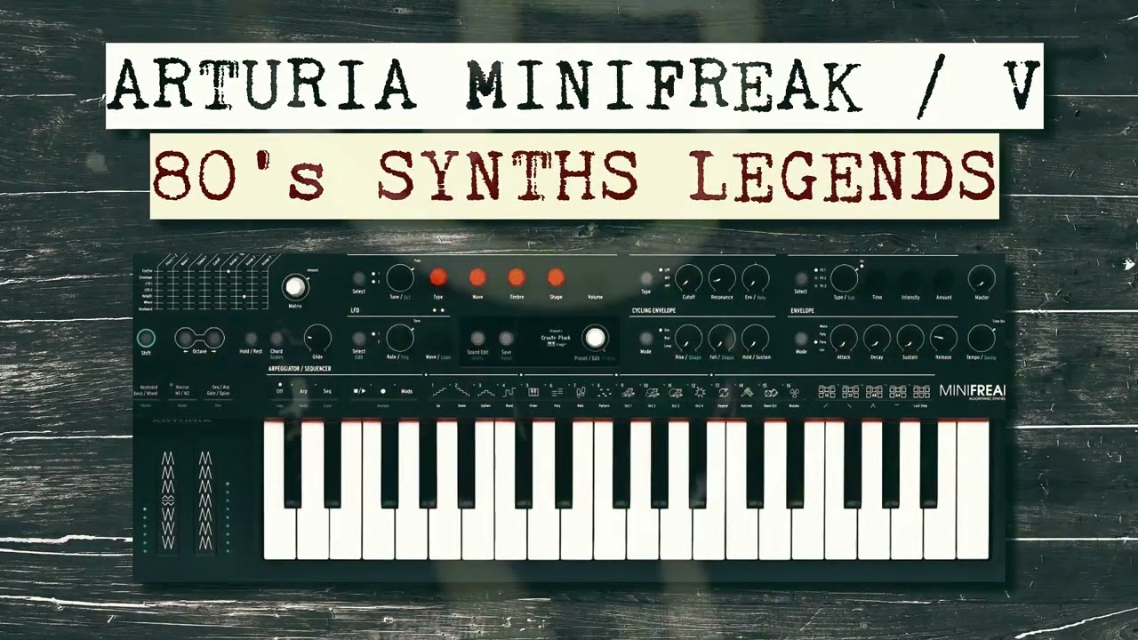 ミュージック adnk Arturia Minifreak 80's Sounds Soundbank - YouTube