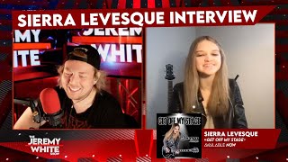 Sierra Levesque talks her DEBUT SINGLE "Get Off My Stage, Guitar and Bumblefoot | Interview 2023