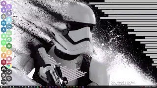 My current rainmeter setup - Jan 26 2016