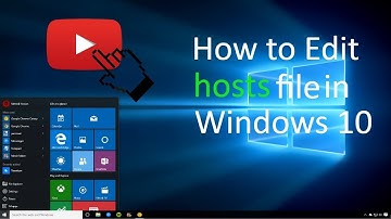 RahidBD || How to edit hosts file in Windows 10 ( 1000% working !!! )