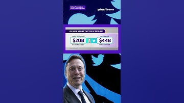 💰 #elonmusk values Twitter at $20B 💵 #shorts
