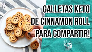 🍪 GALLETAS KETO DE ROLLOS DE CANELA | KETO CINNAMON ROLL COOKIES | Manu Echeverri