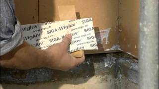 SIGA Wigluv 100 & 150 and Dockskin - Creating the base-joint windtightly screenshot 5