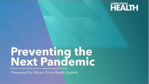 Preventing the Next Pandemic