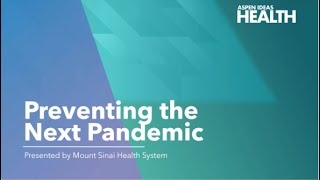 Preventing the Next Pandemic