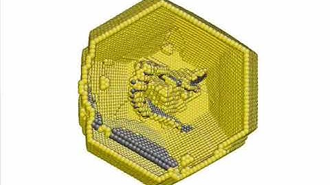 Compression of nanoparticles