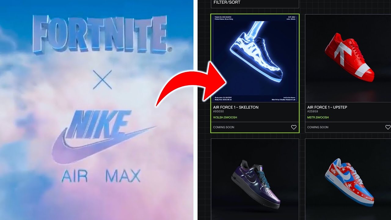 Aspirar entonces cobre THE FORTNITE COMMUNITY DOES NOT KNOW THIS!!!! (Fortnite X Nike Air Max)  .swoosh NFT? - YouTube