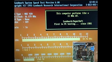 My Gamer XT - Juko ST, 16MHz V20, fastest 8088 class computer. First config: some benchmarks & DOOM