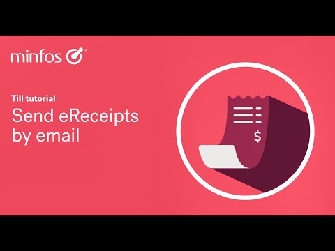 Send eReceipts by email from Minfos