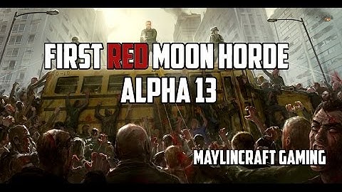 7 Days to Die (A13) - First A13 7th Day Horde