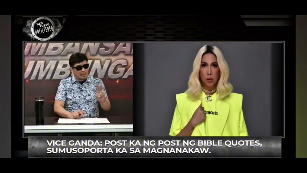 BEN TULFO TO VICE GANDA