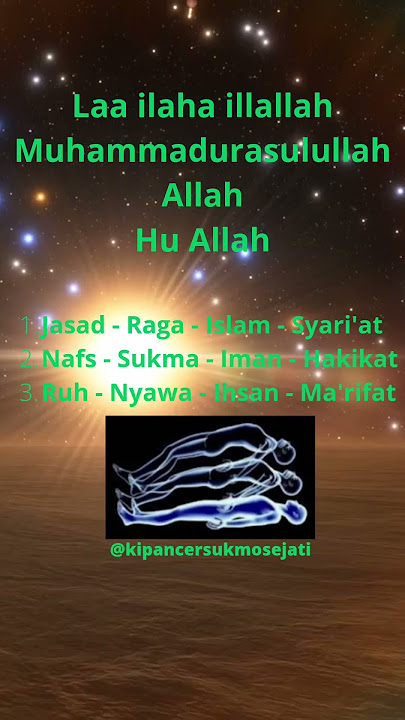 Cara Mengenal Diri Mu Sendiri #amalan #makrifat # #allah #dzikir #@kipancersukmosejati
