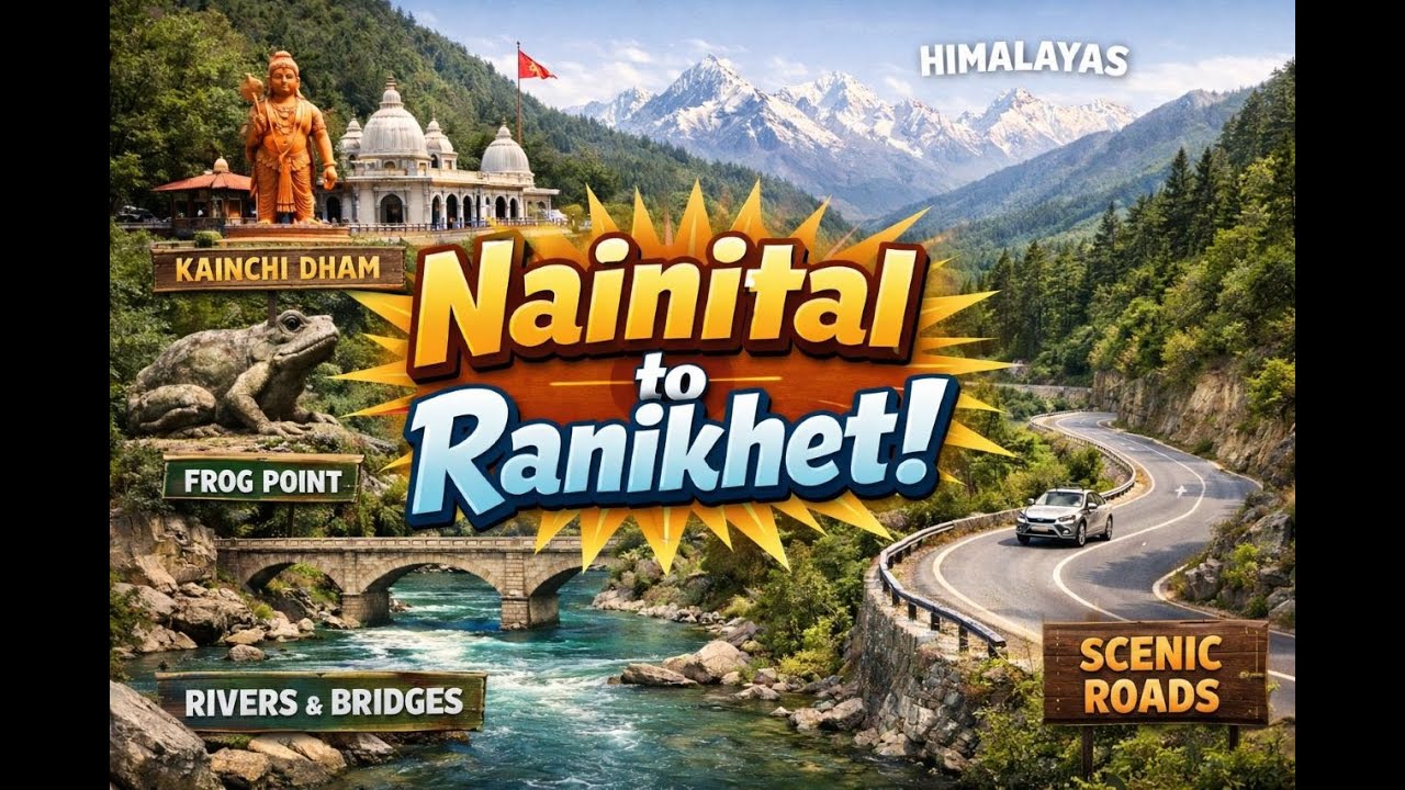 Nainital to Ranikhet | Kainchi Dham | Nainital Tourist Places | Ranikhet Tourist Places