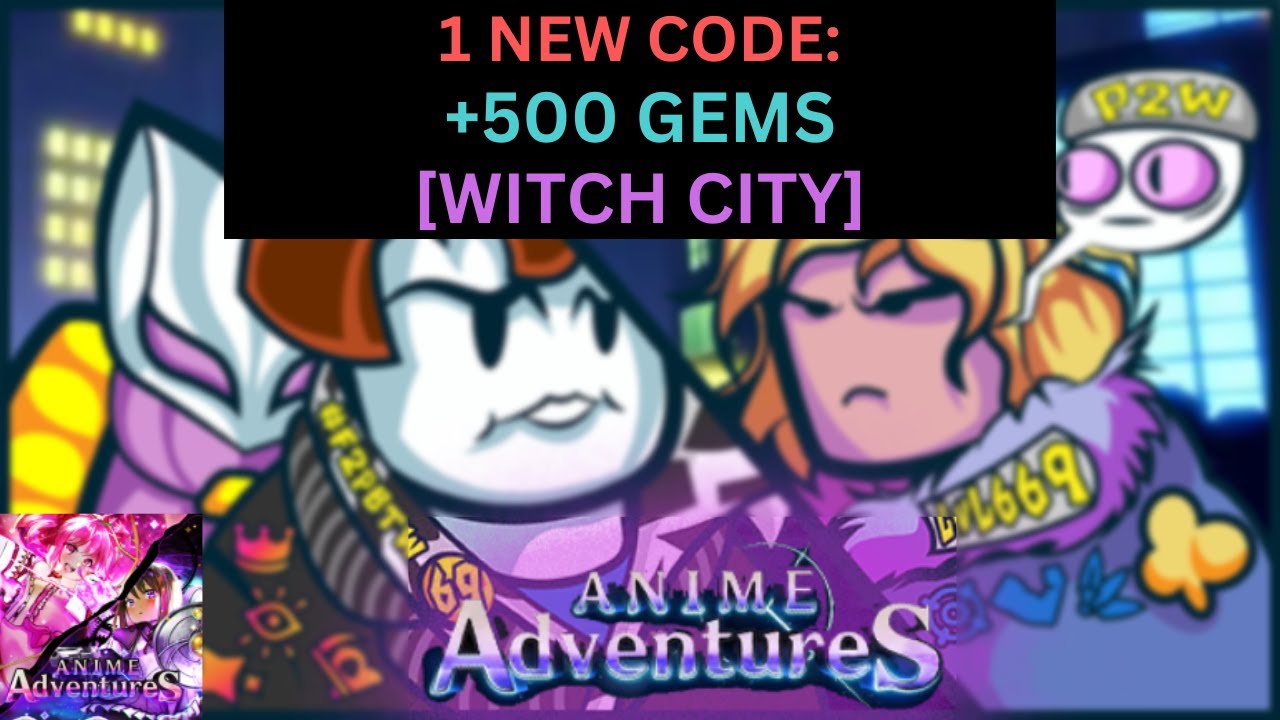 1 NEW CODE] *+500 GEMS* *WITCH CITY UPDATE* ALL WORKING IN ANIME