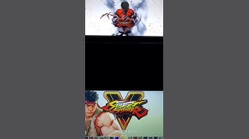 Testing out the Street Fighter V animated marquee  on the Atgames Legends Ultimate