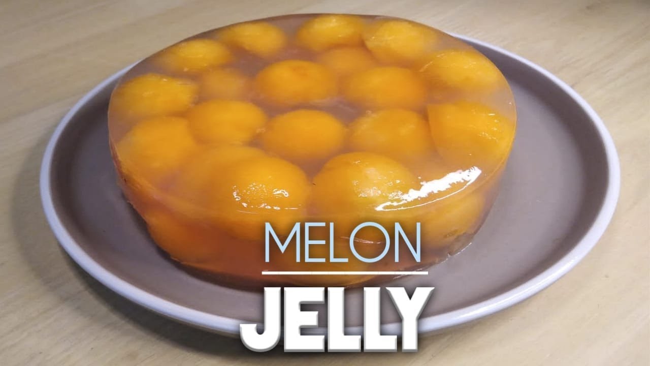 How to make MELON JELLY//Easy fruit jelly recipeRemi's Cook Book