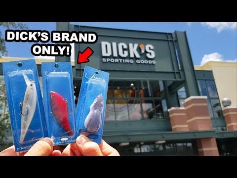 Dick's Brand ONLY Fishing CHALLENGE (Jawbone Lures) 
