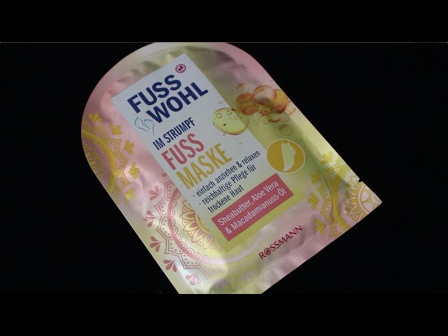 BEAUTY: FUSS WOHL Fuss Maske Sheabutter Aloe Vera Macadamianuss-l