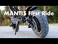 Fluidfreeride MANTIS 40mph Electric Scooter First Ride - Powerful, Long Range, Portable