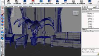 Modeling Interior using Maya Part 3.7 /3 - Modeling the Leg Rest and Lamp Net Worth