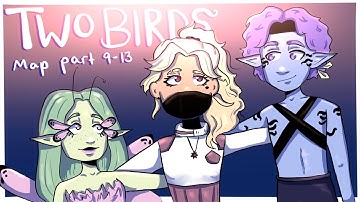 🪸TWO BIRDS OC MAP🪸 (part 9-13) + animation process