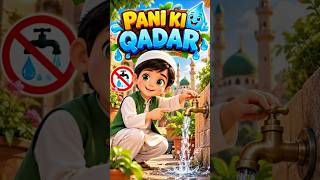 Pani Ki Qadar 💧 | Save Water Islamic Moral Story for Kids | Haroon Kids Studio #shorts