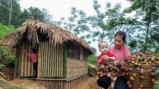 Completed Bamboo House Doors Harvest Lychees To Sell - Daily Life Of A 18-Year-Old Single Mother