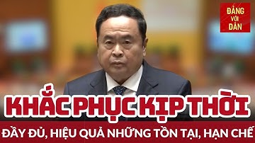 Bế mạc phiên chất vấn của Ủy ban Thường vụ Quốc hội | Tin tức CHÍNH TRỊ | Đảng với Dân