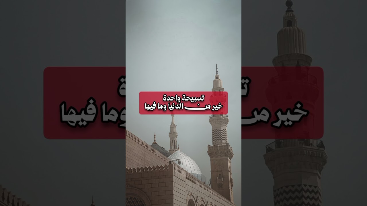 تسبيحة واحدة خير من الدنيا وما فيها - الشيخ إبن العثيمين #اكسبلور #حالات_واتس