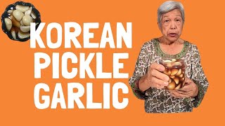 Korean Pickled Garlic  | Best garlic without the spicy hot taste