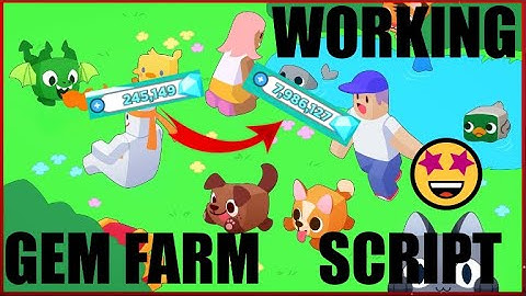 Gem Farm PET SIMULATOR X fast gems//auto gems