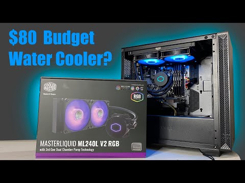 【新品 未使用】Cooler Master ML240L V2 RGB MasterLiquid ML240L V2 RGB White Edition CPU Liquid Cooler