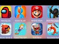 Giant Rush,Among Us,StickWar Legacy,Mario Run,Angry Birds 2,Save The Girl /Best 8 Games Of Ipad