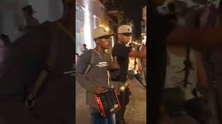 Colombian street rappers in Cartagena