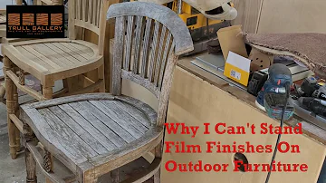 Refinishing Outdoor Furniture That Has Seen Better Days