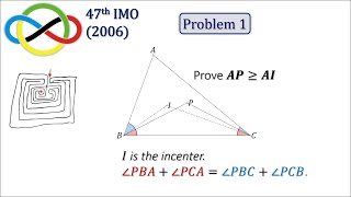 IMO 2006 Problem 1: The Infamous Geometry Problem
