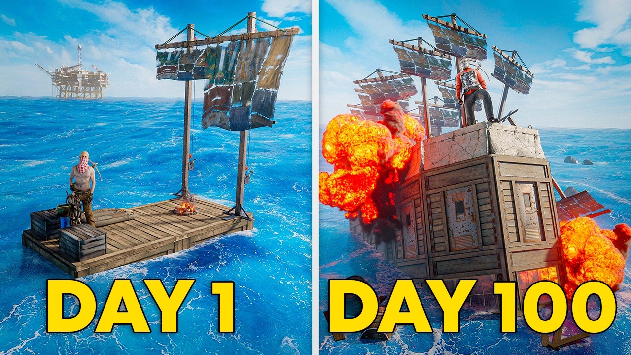 I Spent 100 DAYS Sinking Clans in The DEEP SEA