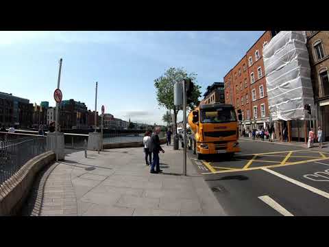 Видео: Прогулка по Лиффи через Дублин