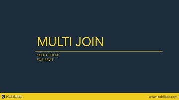 Revit Multi Join - Kobi Toolkit