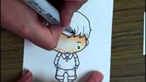 Copic Marker Coloring Tutorial Part 1.wmv