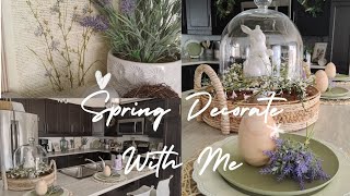 2022 EASTER DECORATE WITH ME // LIVING ROOM, DINING ROOM, KITCHEN // COOK  THE DINNER FROM INSTAGRAM 