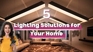 LIGHTING SOLUTIONS  for your Home | MISTAKES, RULES + Lighting In Interior Design
