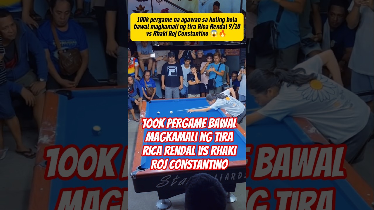 Kahit Champion may pressure din 100k ang pinaglalaban Rhaki Roj vs Rica Rendal 😱 #shorts #subscribe