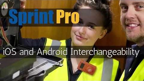 Anton Sprint Pro Bluetooth enabled analysers communicate with iOS and Android (Sprint Mobile)